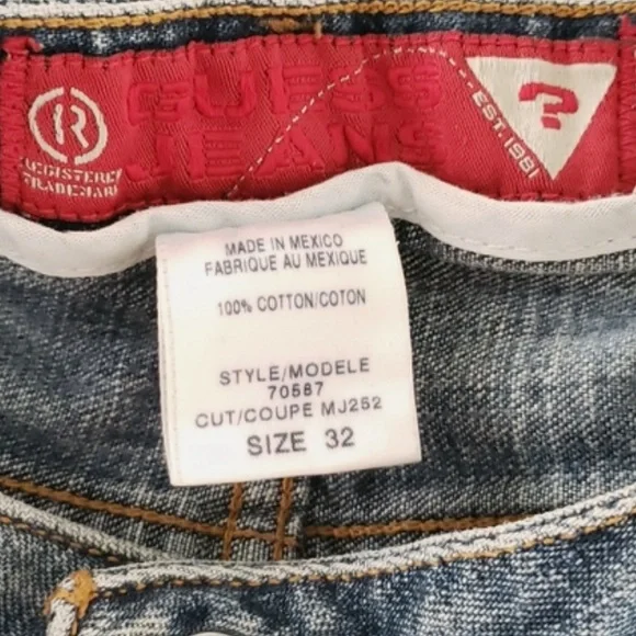 🔥 Guess Jeans 1981 Denim Mini Skirt | Size 32 | Vintage Y2K Vibe - Picture 9 of 10